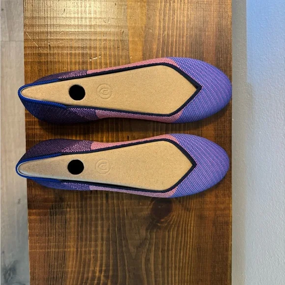 Stylish Purple and Pink Women's Flats - Picture 7 of 9
